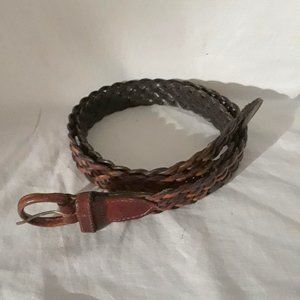 Belt, Size L, Leather Braid